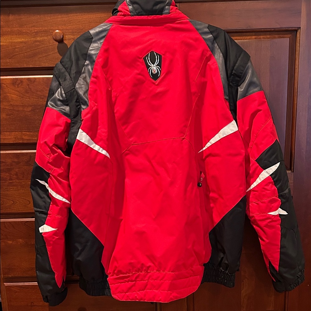 Spyder Red and Black Performance Jacket - Picture 8 of 8